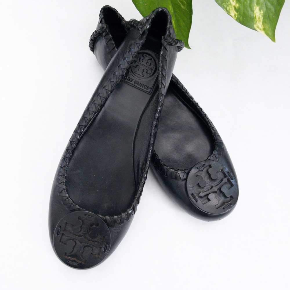 Tory Burch Gabi Whipstitch Ballet Flat EUC